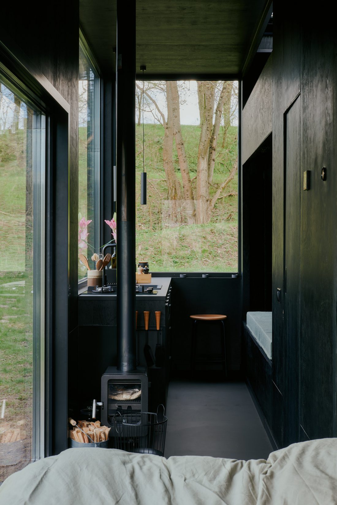 Kitchen View_Raus x Wehrmuehle_Cabin Model 2 designed by Sigurd Larsen_Credit_ Noel Richter