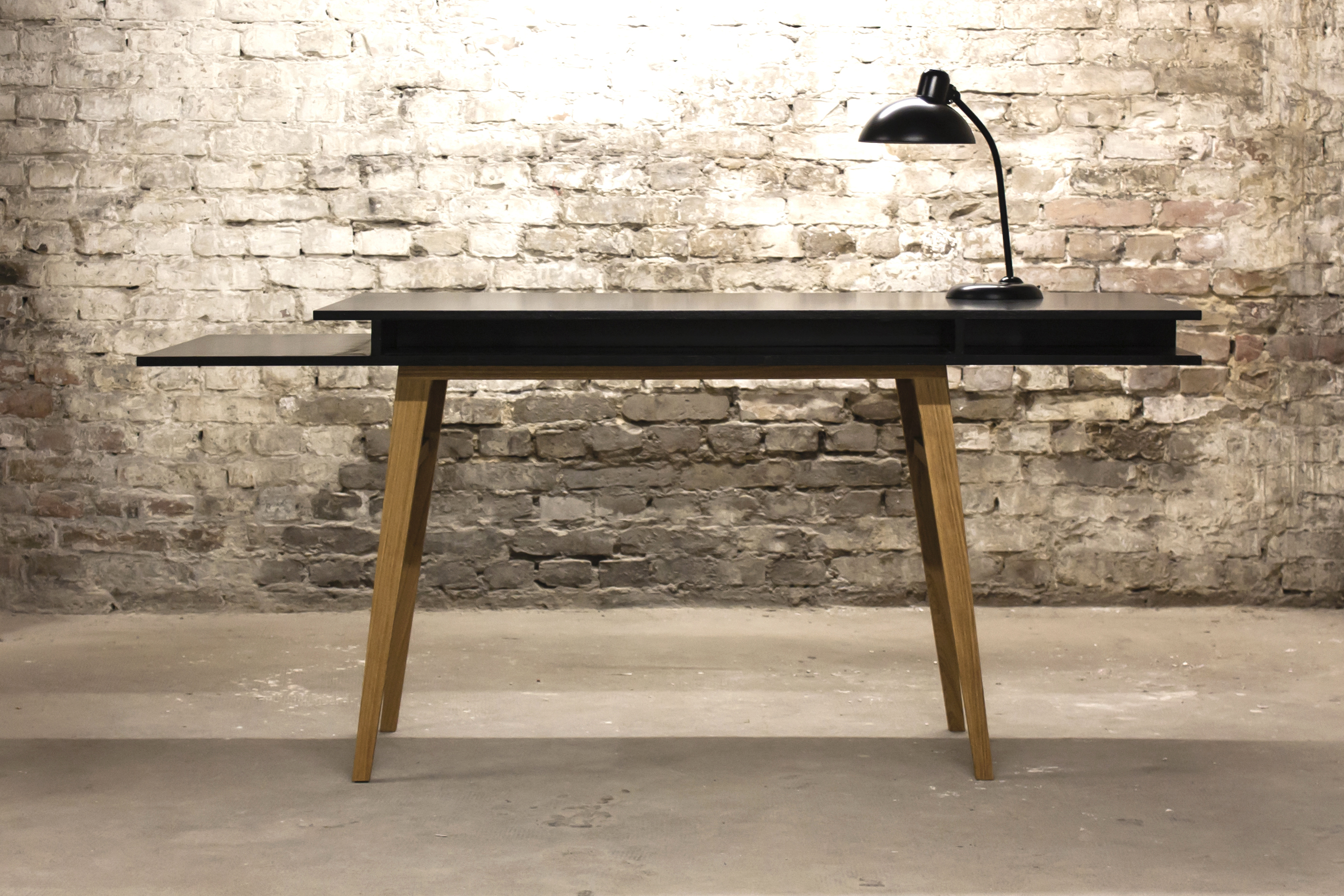 Sigurd Larsen_The Black Desk Front_Danish Furniture