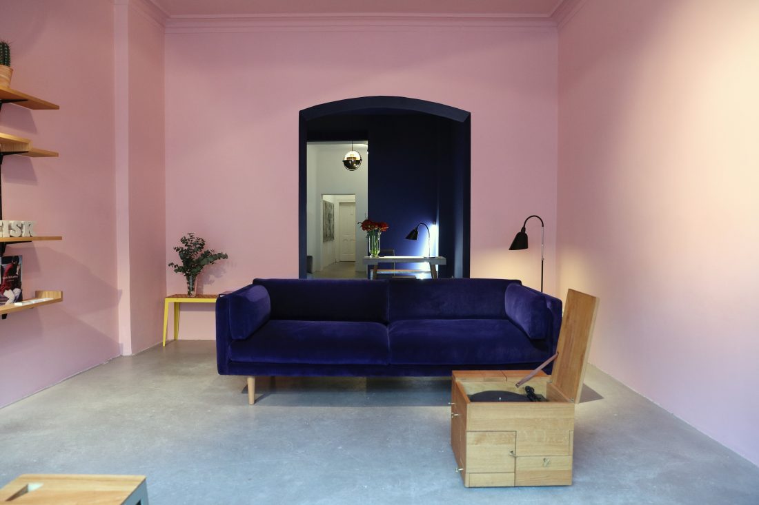 Sigurd Larsen design architecture furniture Pop Up Store Torstraße berlin 2