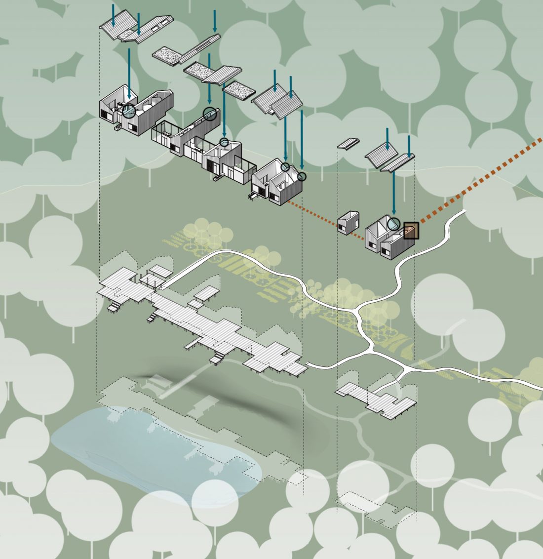 Sigurd Larsen_The Lake House_architecture wood sustainable brandenburg weekendhouse wochenendhaus_diagram2 blue