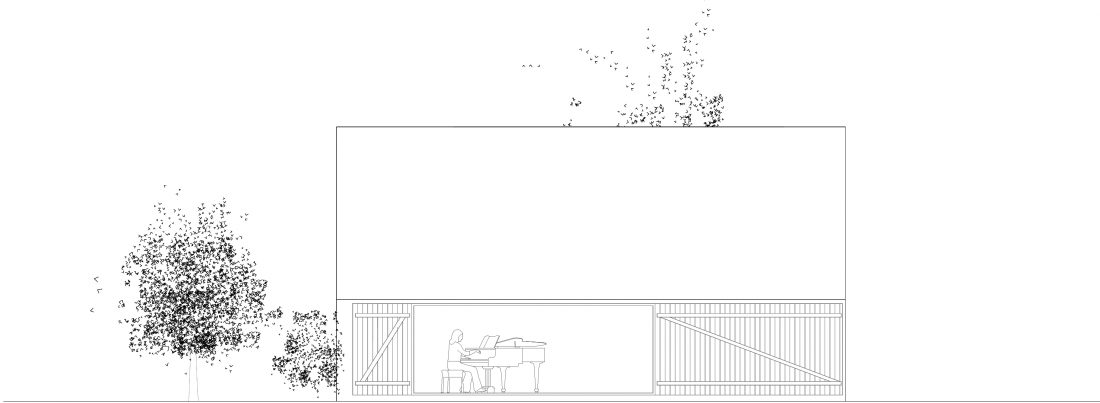 Sigurd Larsen_Østergaard_Musikhus Stevns_modernisering landssted_Arkitektur danish design architecture -7