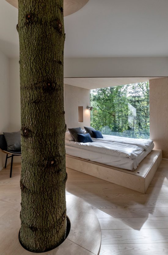 LOVTAG treetop cabins Denmark skov hotel friluft wood forest nature tourism_architecture Sigurd Larsen_Photo credits Soeren Larsen 49