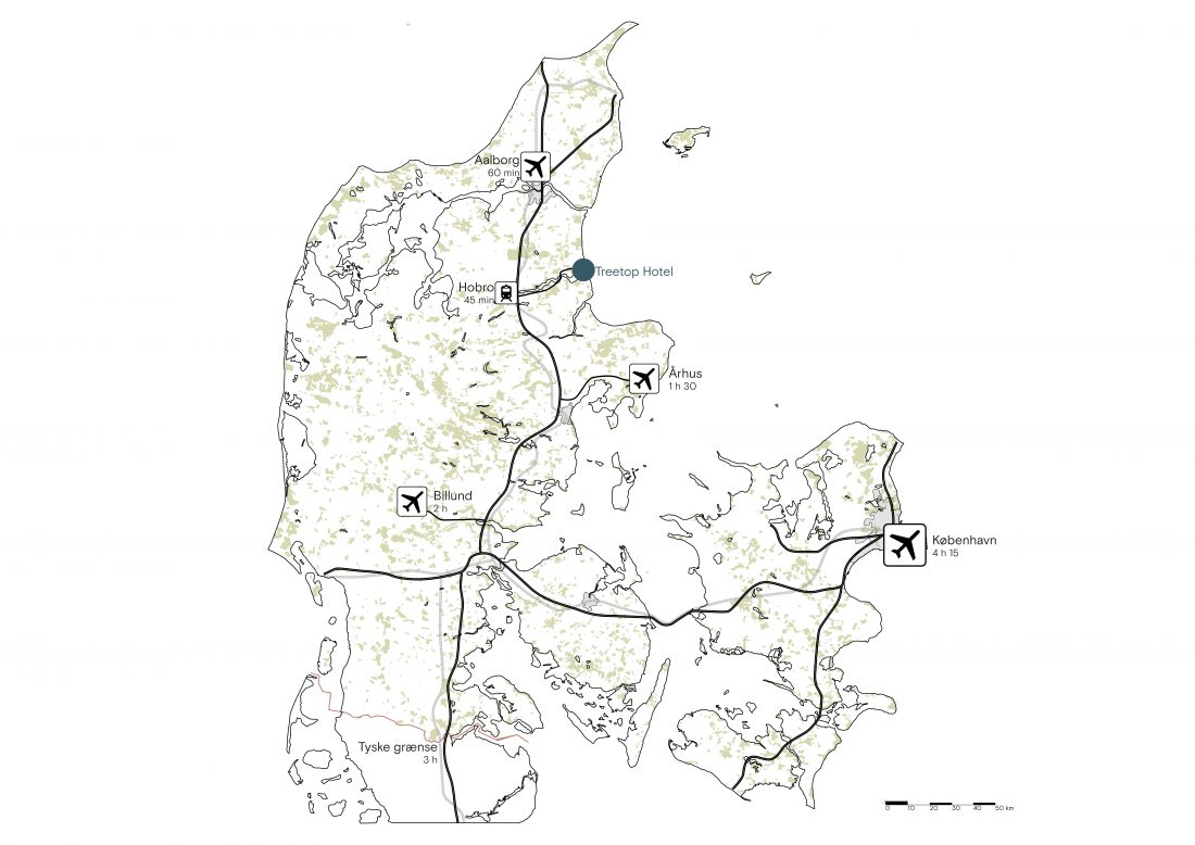 Treetop Hotel_Denmark_lovtag_Architect Sigurd Larsen axo forest map