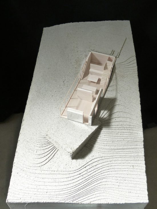 HAUS Oberoesterreich alpine architecture mountain house Sigurd Larsen_ Oberschlierbach Kirchdorf an der Krems_concrete wood model lower
