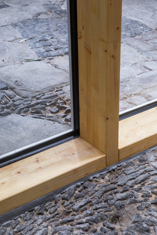 Dortmannhof in Essen by Architect Sigurd Larsen_Photos Christian Flatscher_External extension historic architecture_detail 2