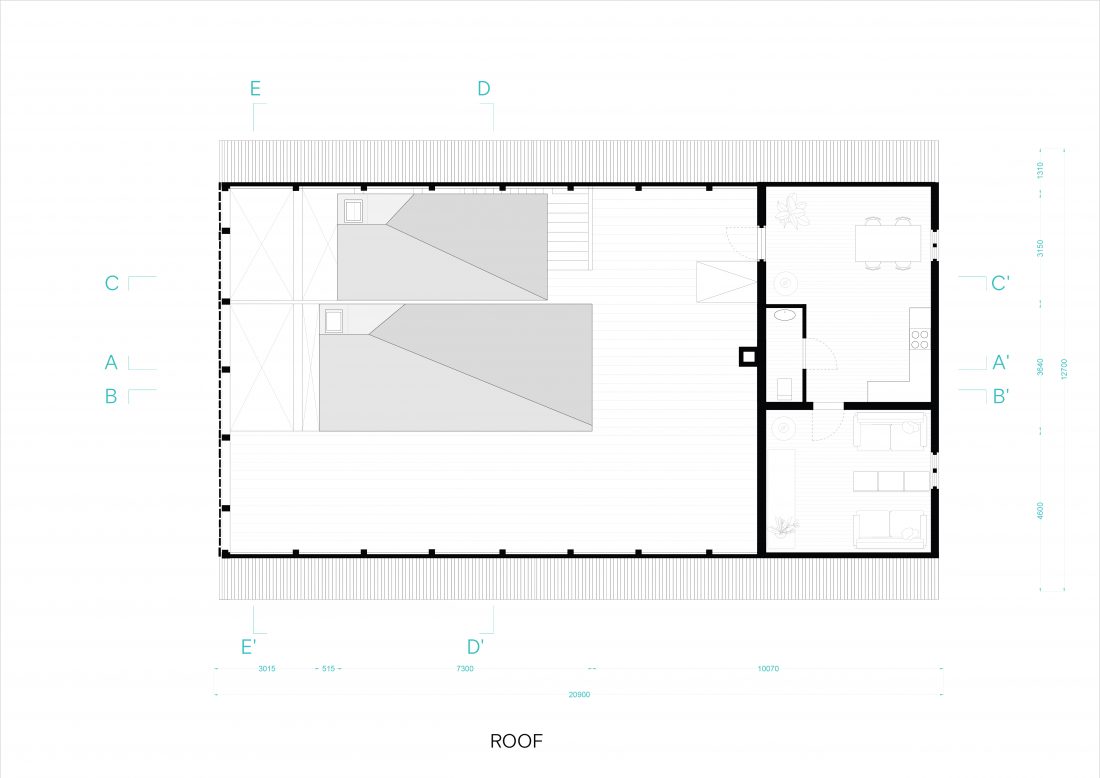 Dortmannhof_Sigurd Larsen architecture music studio design architektur Denkmalschutz essen zollverein_Holzbau plan 3