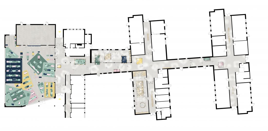 _Gesamschule Rheda Wiedenbrueck_Sigurd Larsen Design Architektur schule schulbau gesamtschule innenarchitektur_1 Plan
