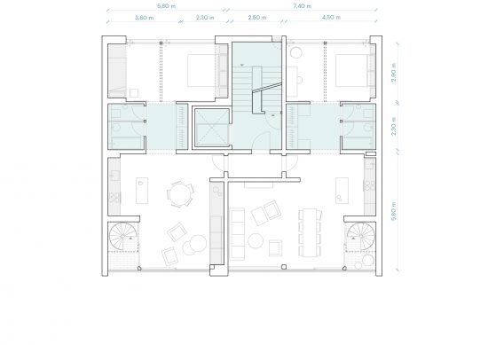 Sigurd Larsen design architecture wohnungsbau eigentum architektur berlin ziegel backstein wohnen_grundriss 1