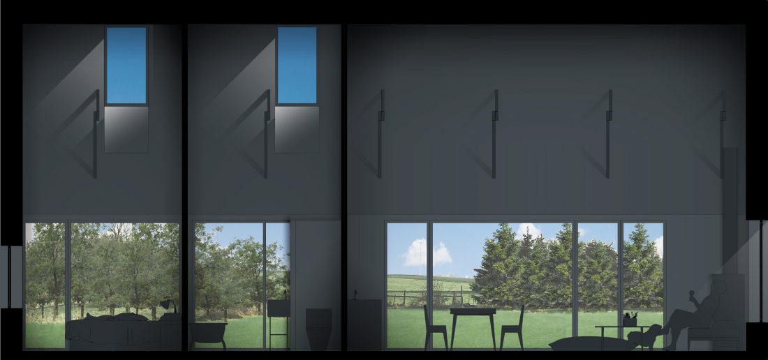 Hedwigshof weekendhouse Uckermark tiny architecture design schwarze haus Sigurd Larsen_13