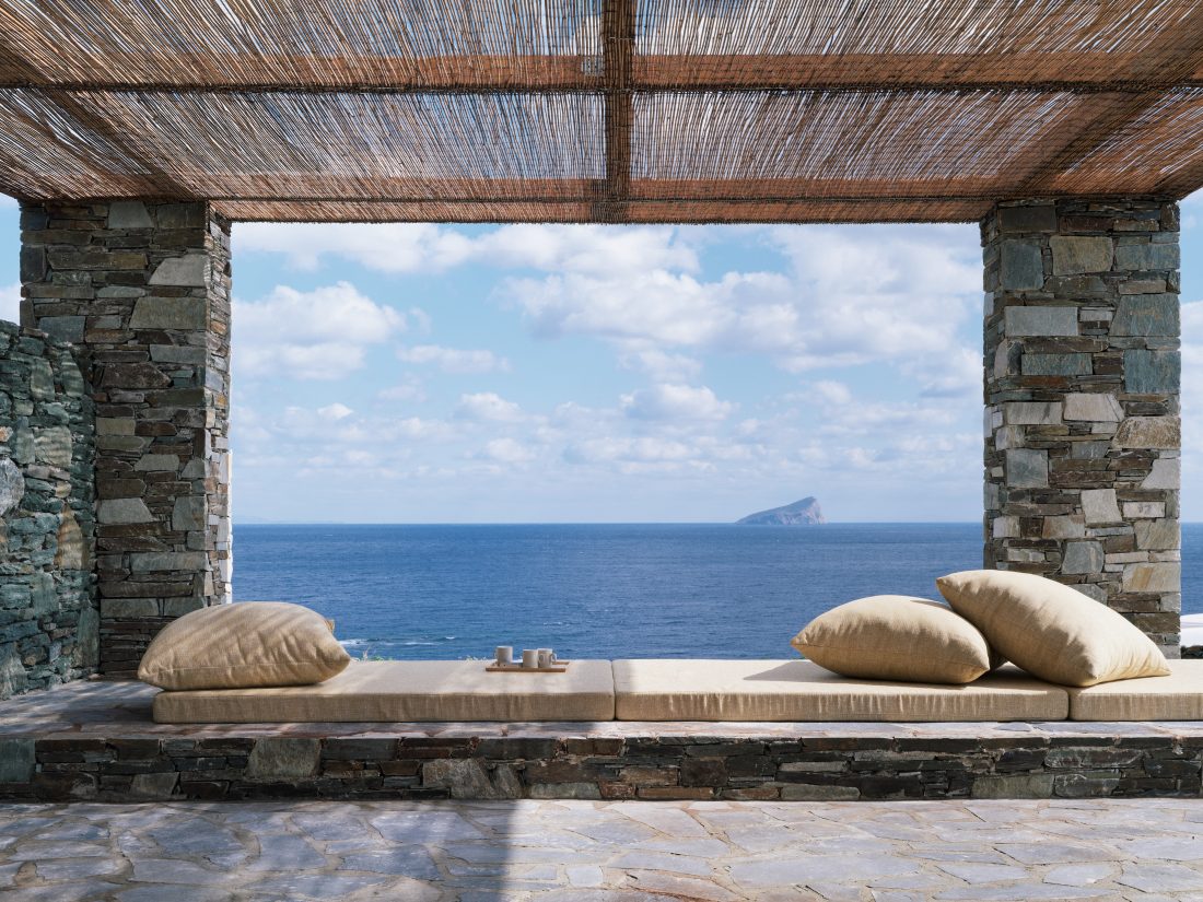 The Outdoor House_Sigurd Larsen cycladic architecture. Photo Credits Kkrom Services_view 6