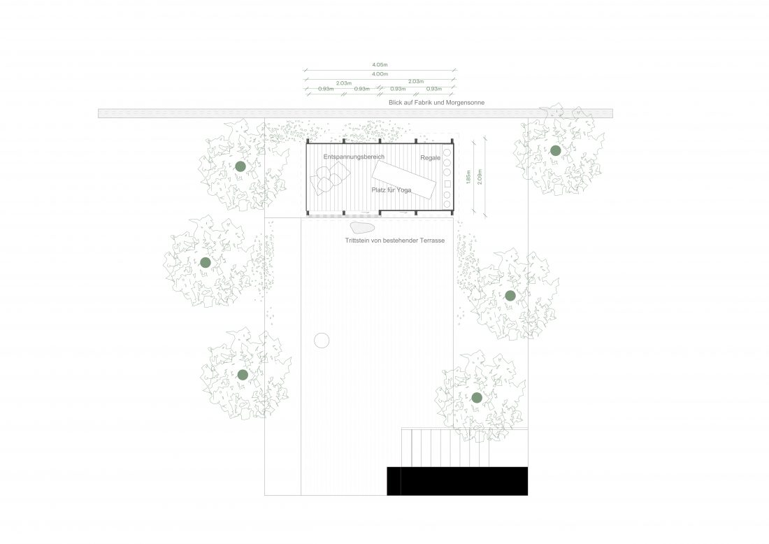 Tea House for Peggy Gou by Sigurd Larsen design and Architecture Berlin follie pavilionpink roof_40_Plan
